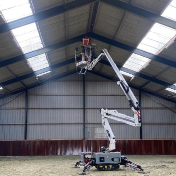 Spin rups 14 meter3 verhuur3
